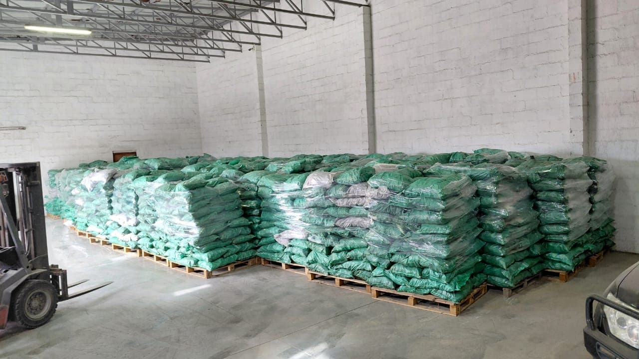 Namibian restaurant charcoal ready for export